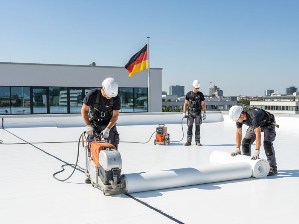 Flachdach abdichten: Die besten Materialien im Überblick