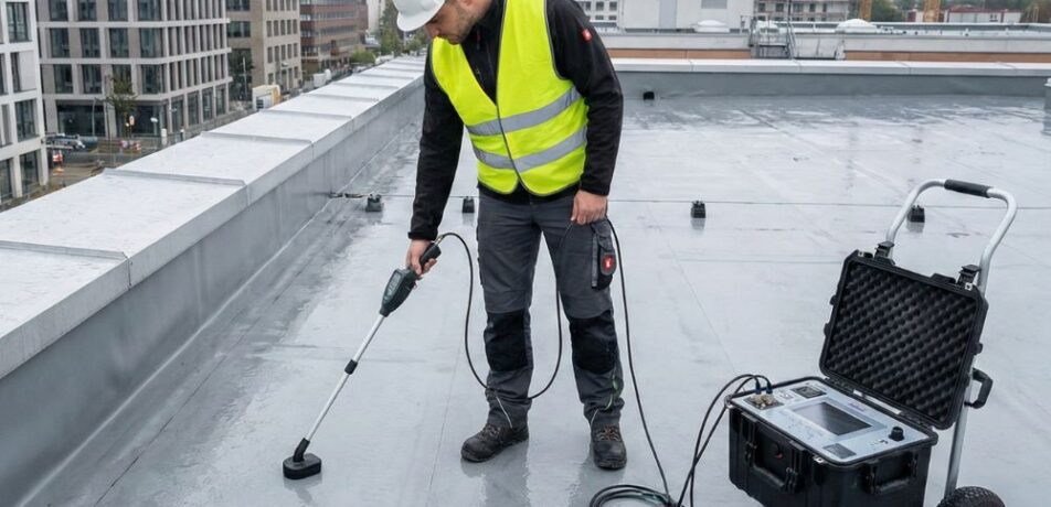 Leckortung am Flachdach: Methoden einfach erklärt