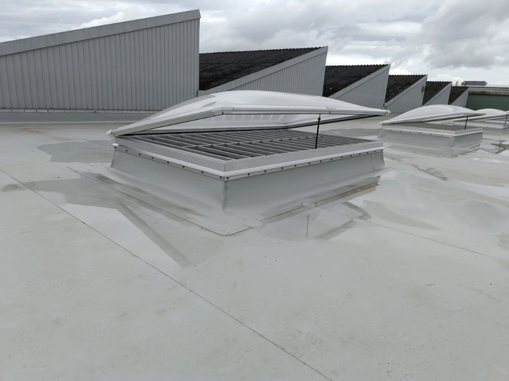 Lichtkuppeln für Flachdach