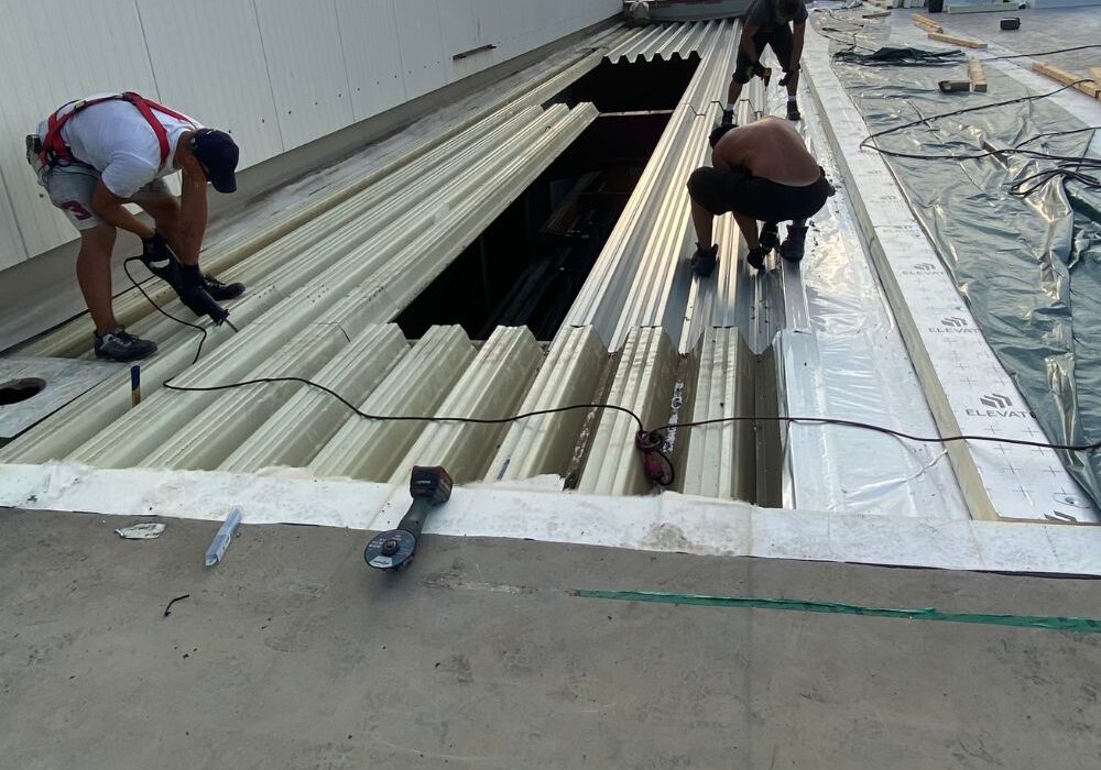 Teilsanierung Flachdach